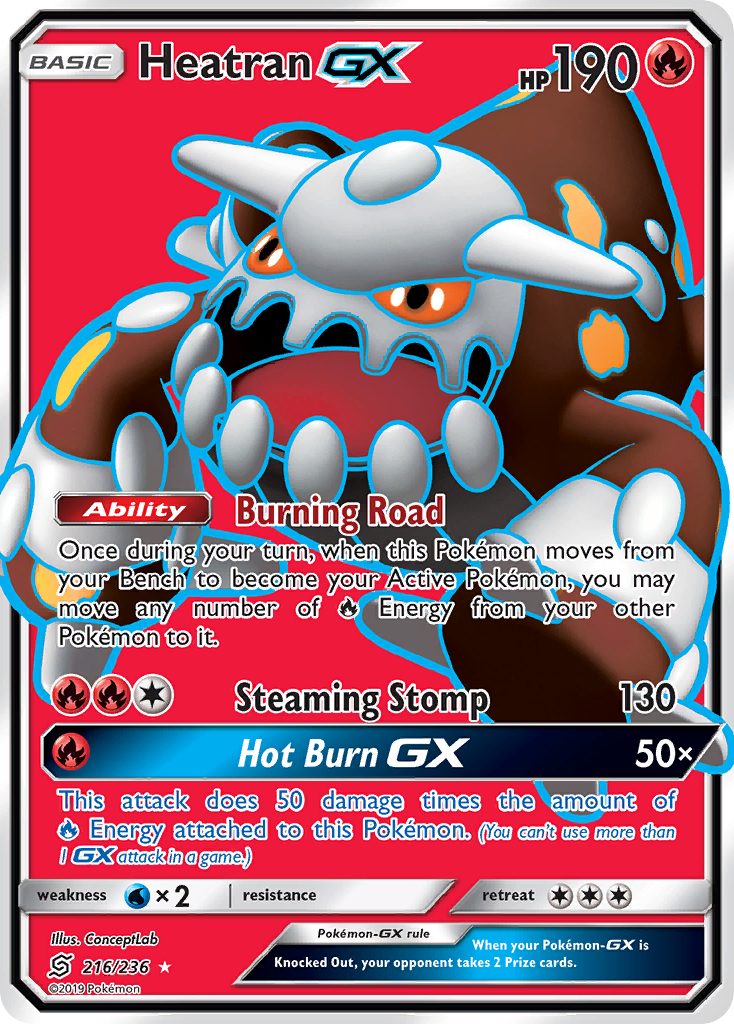 Heatran GX (216/236) [Sun & Moon: Unified Minds] | Gamers Paradise