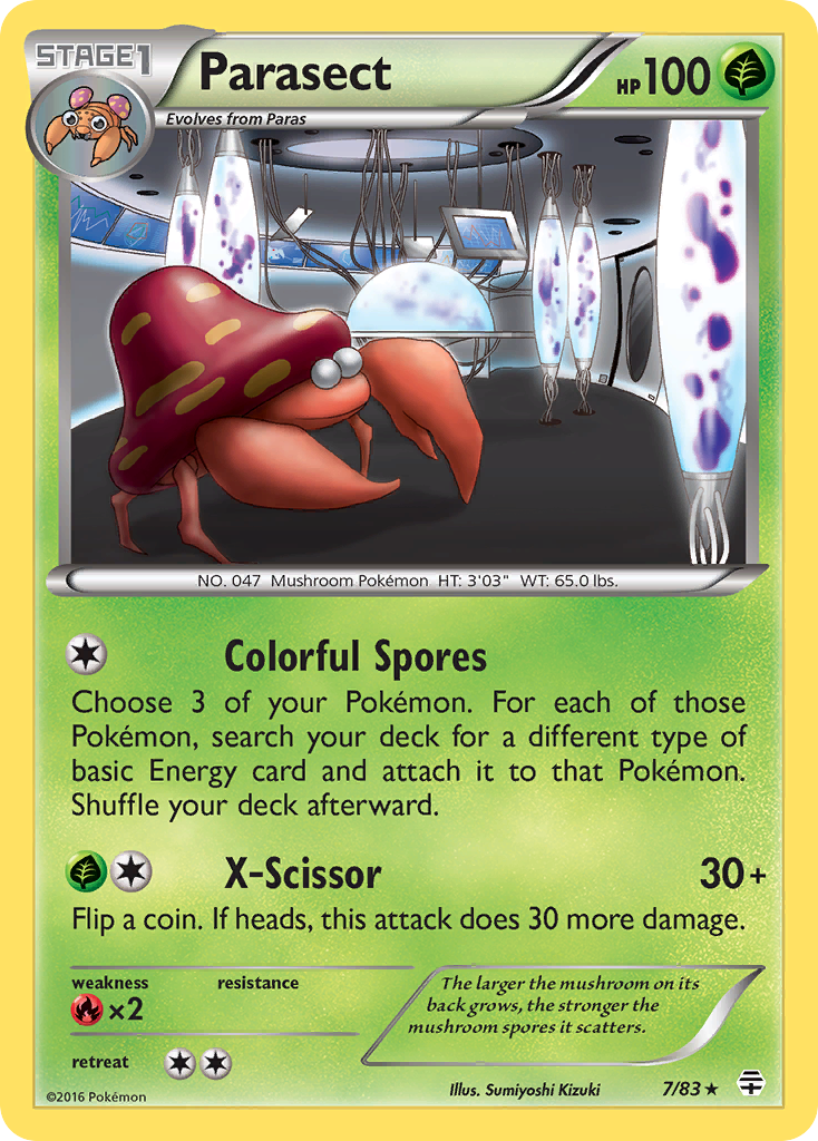 Parasect (7/83) [XY: Generations] | Gamers Paradise