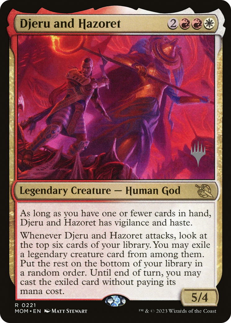 Djeru and Hazoret (Promo Pack) [March of the Machine Promos] | Gamers Paradise