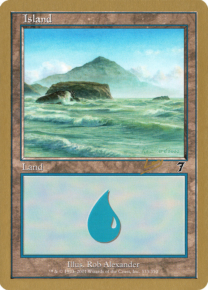 Island (333) (Raphael Levy) [World Championship Decks 2002] | Gamers Paradise