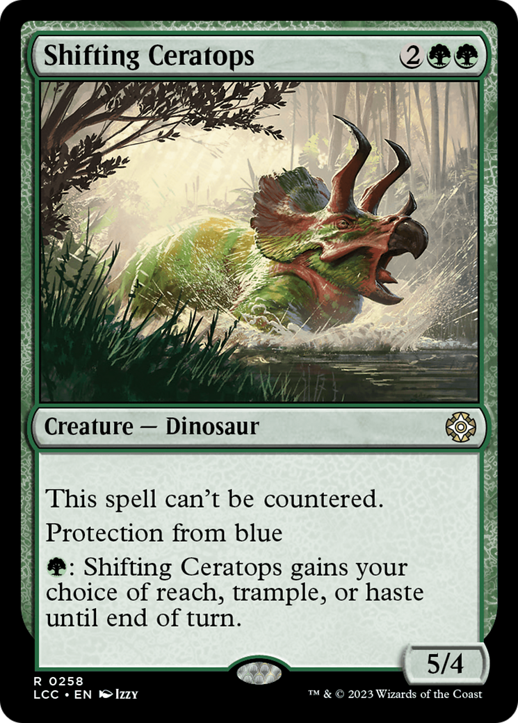 Shifting Ceratops [The Lost Caverns of Ixalan Commander] | Gamers Paradise