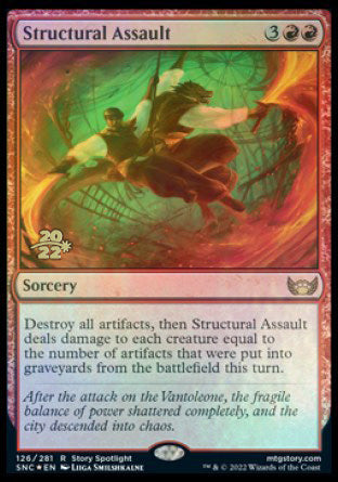 Structural Assault [Streets of New Capenna Prerelease Promos] | Gamers Paradise