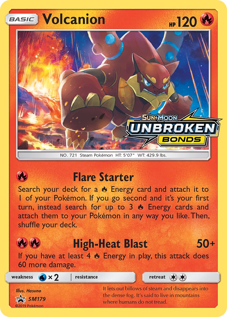 Volcanion (SM179) [Sun & Moon: Black Star Promos] | Gamers Paradise