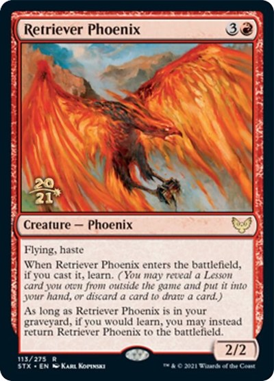 Retriever Phoenix [Strixhaven: School of Mages Prerelease Promos] | Gamers Paradise