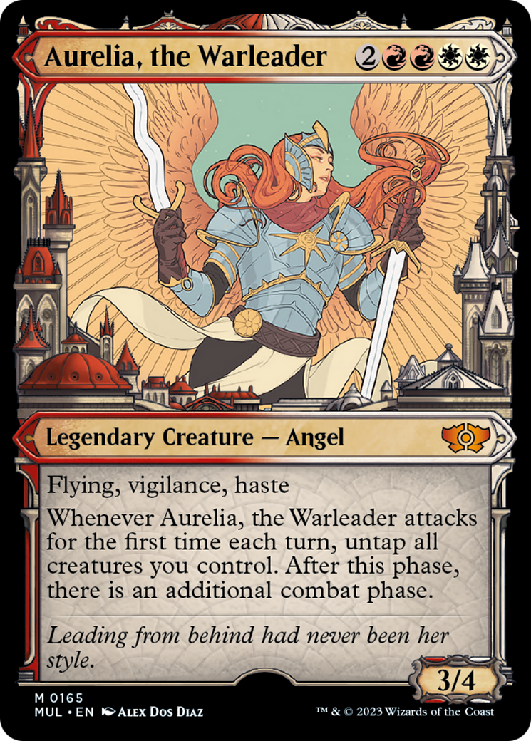 Aurelia, the Warleader (Halo Foil) [Multiverse Legends] | Gamers Paradise