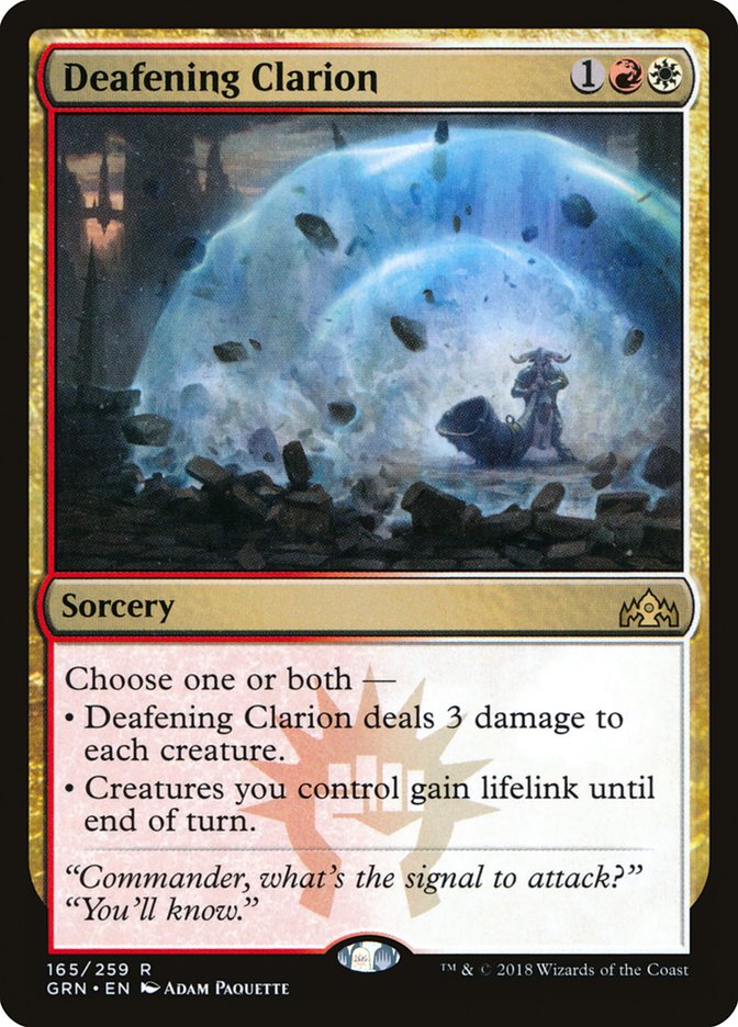 Deafening Clarion [Guilds of Ravnica] | Gamers Paradise