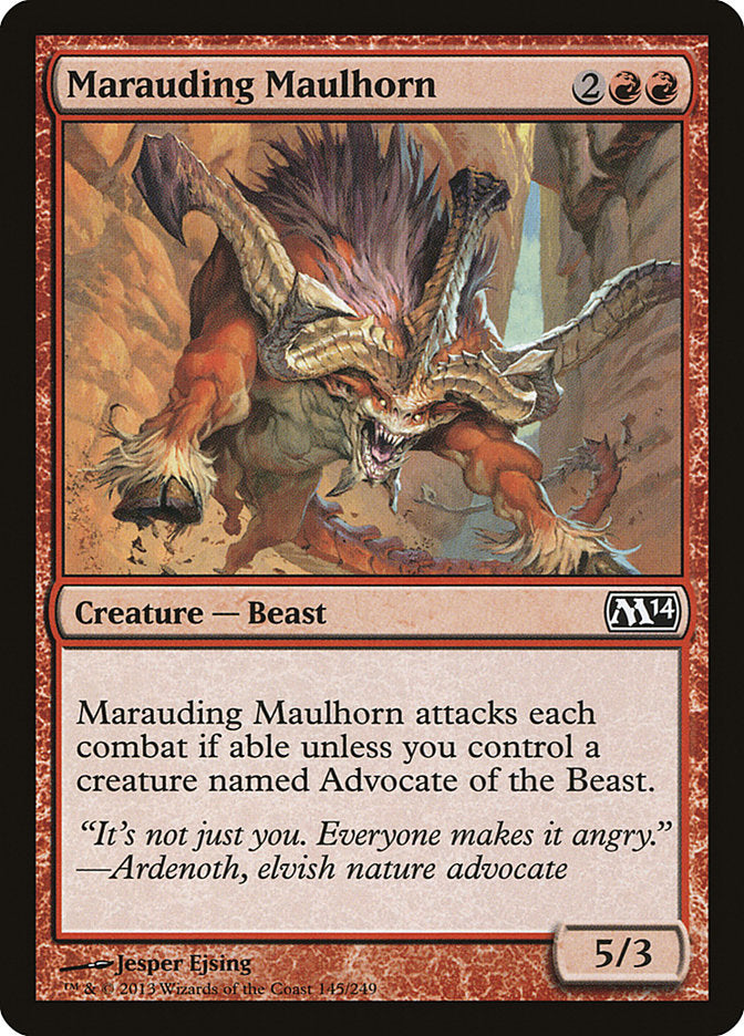 Marauding Maulhorn [Magic 2014] | Gamers Paradise