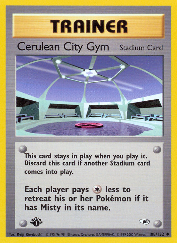 Cerulean City Gym (108/132) [Gym Heroes 1st Edition] | Gamers Paradise