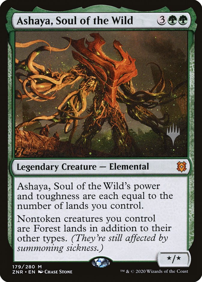 Ashaya, Soul of the Wild (Promo Pack) [Zendikar Rising Promos] | Gamers Paradise