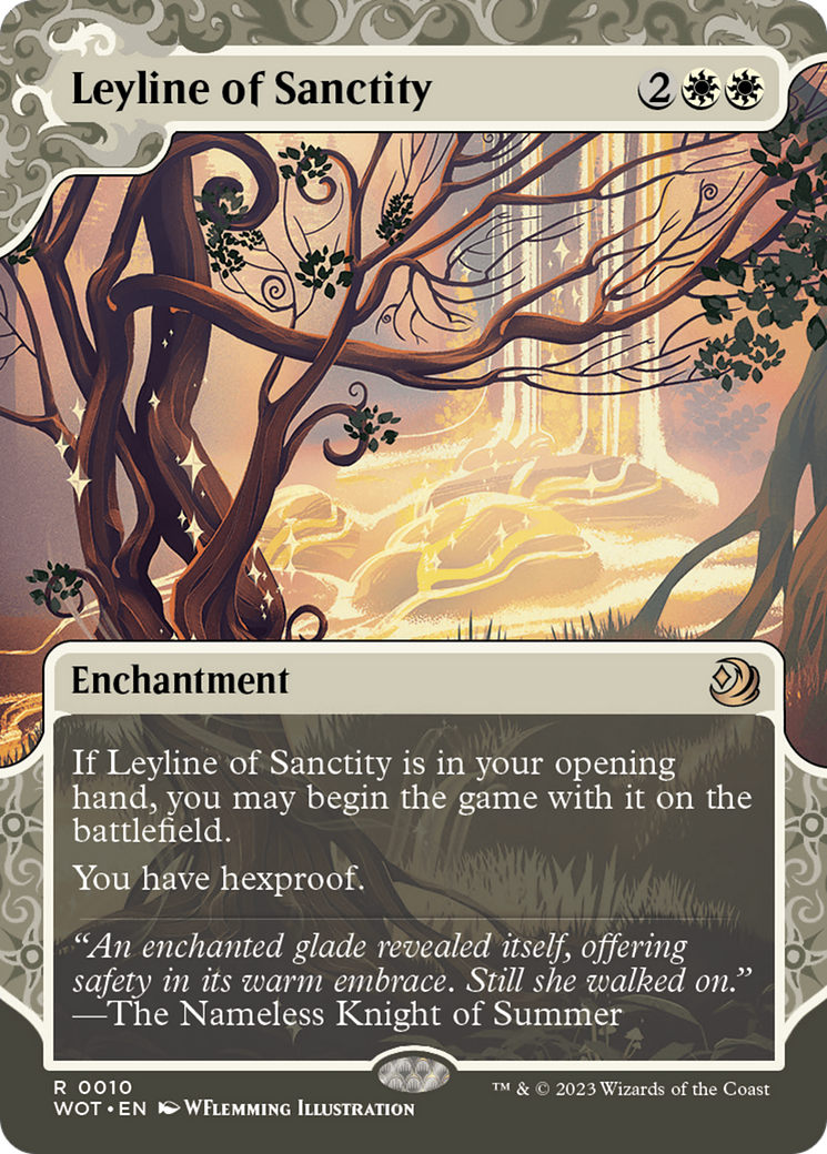 Leyline of Sanctity [Wilds of Eldraine: Enchanting Tales] | Gamers Paradise