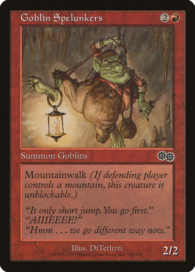 Goblin Spelunkers [Urza's Saga] | Gamers Paradise