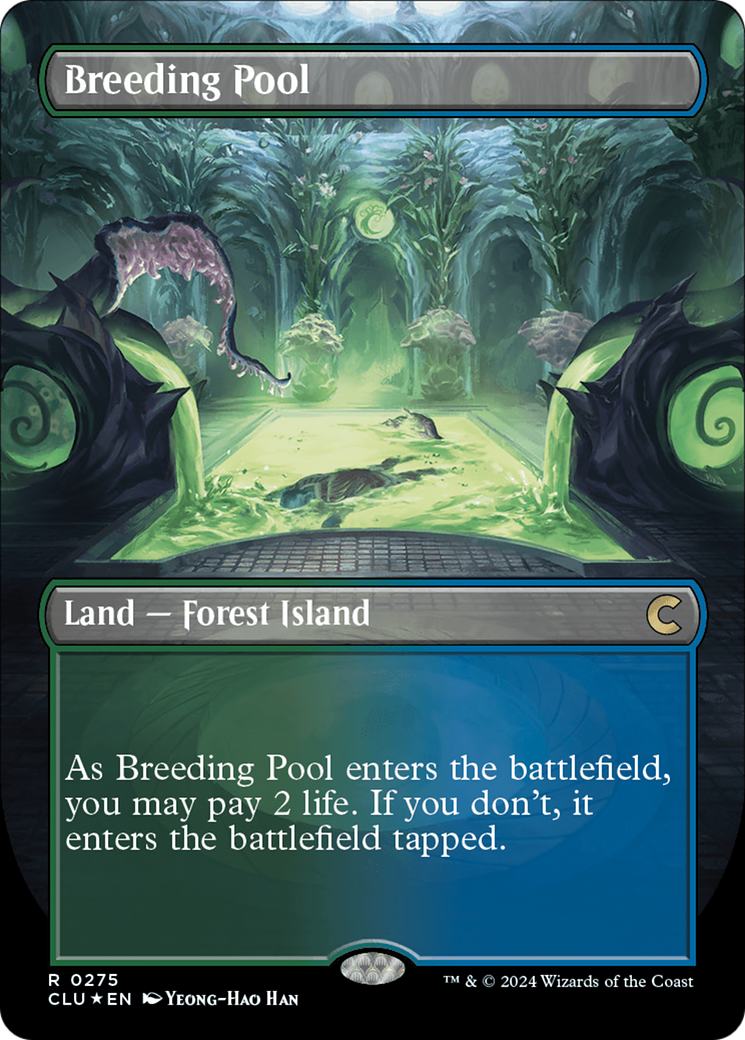 Breeding Pool (Borderless) [Ravnica: Clue Edition] | Gamers Paradise
