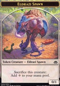 Eldrazi Spawn (003) // Eldrazi Double-Sided Token [Planechase Anthology Tokens] | Gamers Paradise