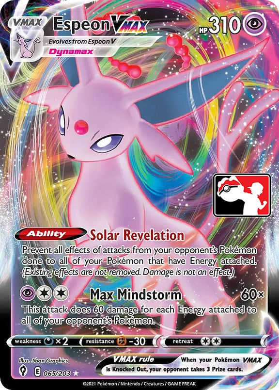 Espeon VMAX (065/203) [Prize Pack Series One] | Gamers Paradise