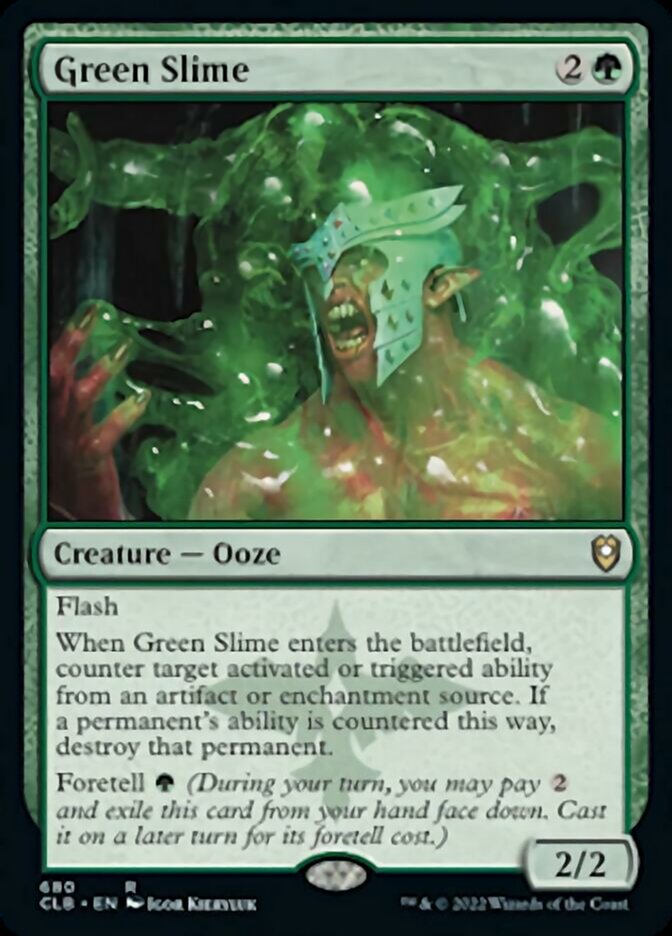 Green Slime [Commander Legends: Battle for Baldur's Gate] | Gamers Paradise