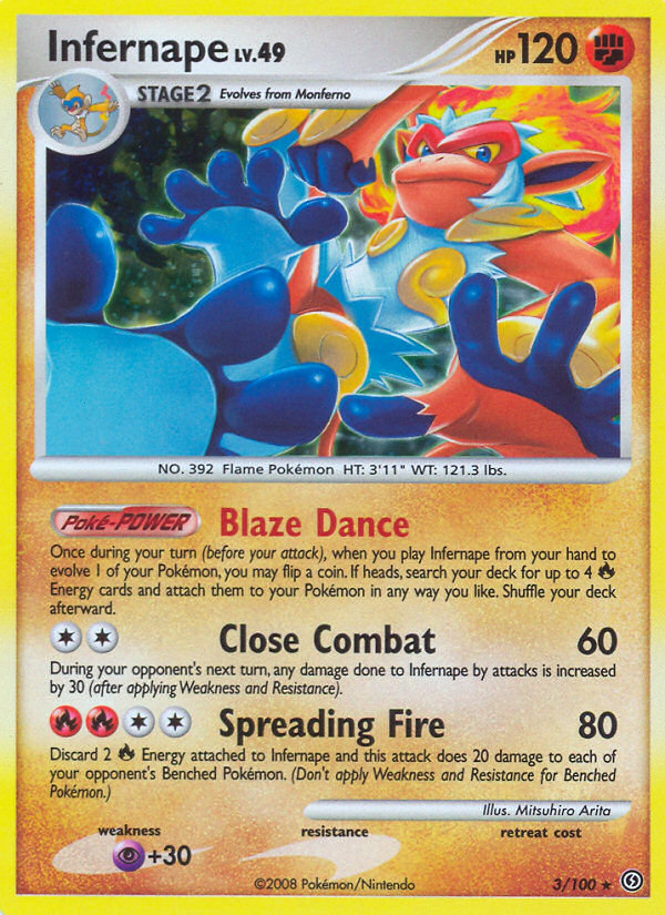 Infernape (3/100) [Diamond & Pearl: Stormfront] | Gamers Paradise