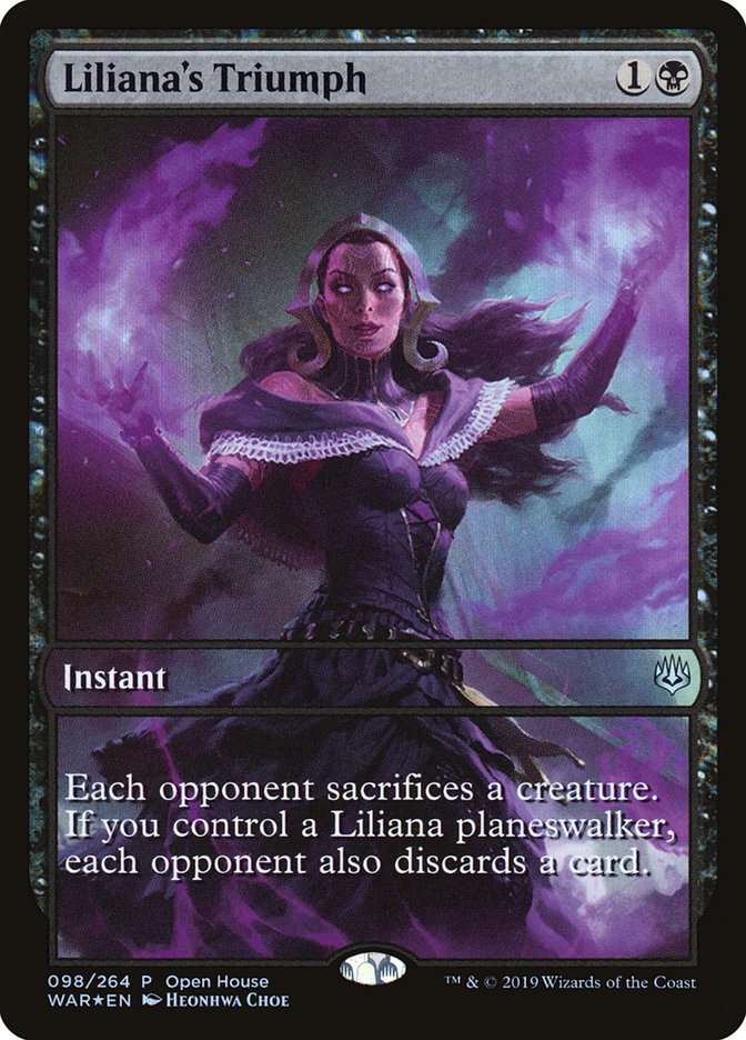 Liliana's Triumph (Open House) [War of the Spark Promos] | Gamers Paradise