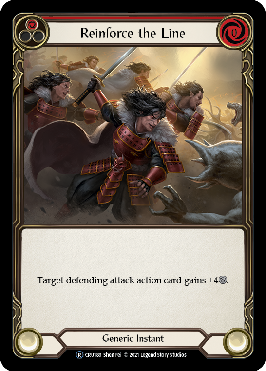 Reinforce the Line (Red) [U-CRU189] Unlimited Normal | Gamers Paradise