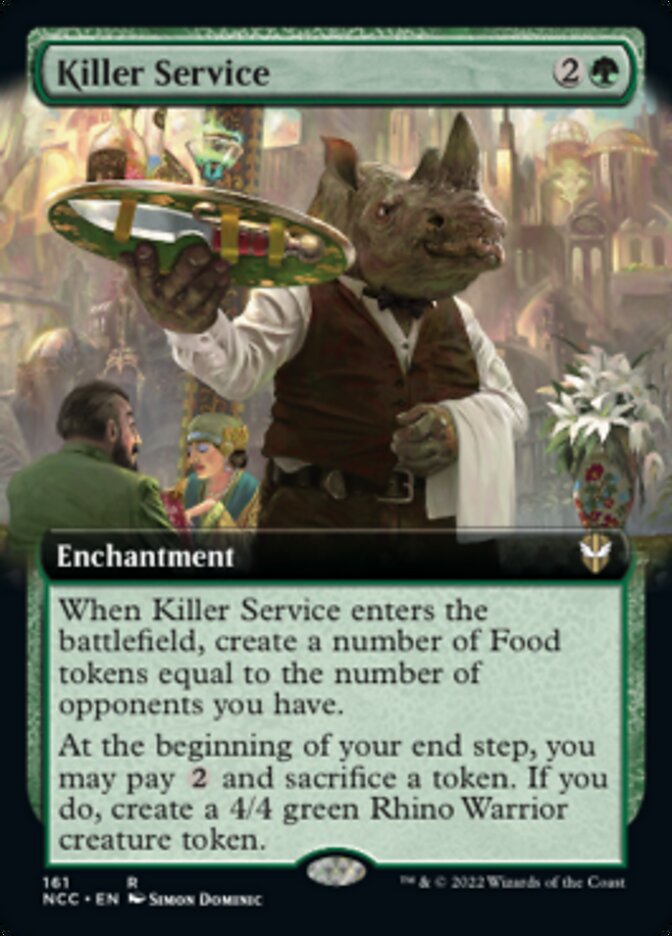 Killer Service (Extended Art) [Streets of New Capenna Commander] | Gamers Paradise