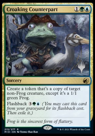 Croaking Counterpart (Promo Pack) [Innistrad: Midnight Hunt Promos] | Gamers Paradise