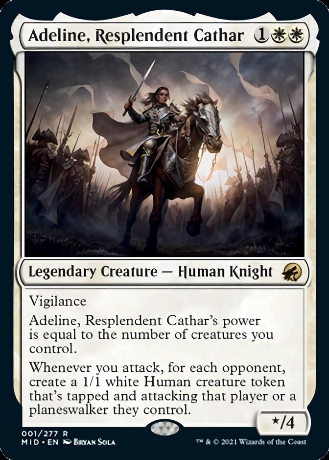 Adeline, Resplendent Cathar [Innistrad: Midnight Hunt] | Gamers Paradise