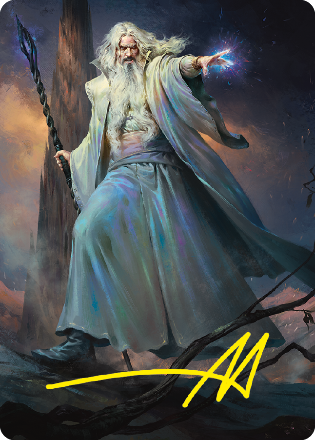 Saruman of Many Colors Art Card (Gold-Stamped Signature) [The Lord of the Rings: Tales of Middle-earth Art Series] | Gamers Paradise