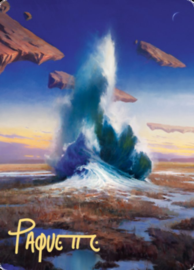 Flooded Strand Art Card (Gold-Stamped Signature) [Zendikar Rising Art Series] | Gamers Paradise