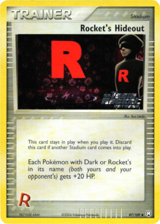 Rocket's Hideout (87/109) (Stamped) [EX: Team Rocket Returns] | Gamers Paradise