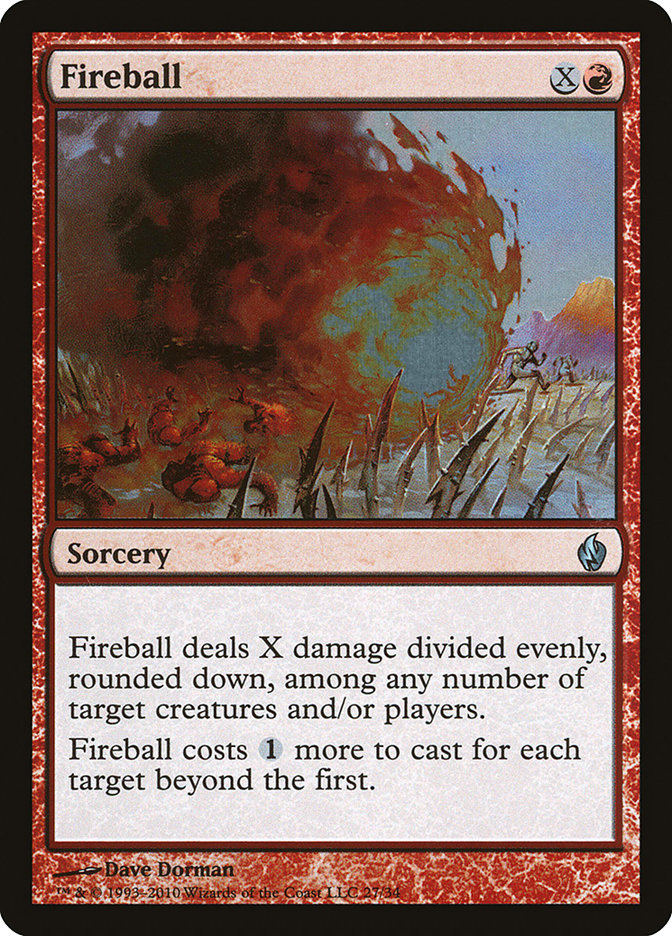 Fireball [Premium Deck Series: Fire and Lightning] | Gamers Paradise