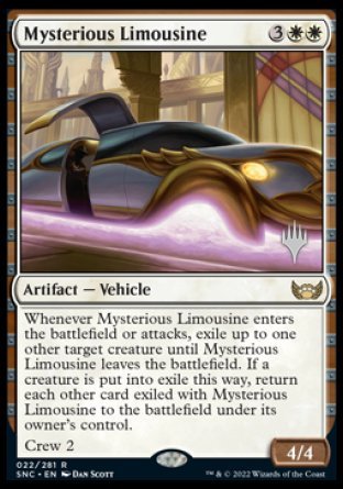 Mysterious Limousine (Promo Pack) [Streets of New Capenna Promos] | Gamers Paradise