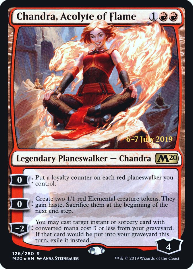 Chandra, Acolyte of Flame [Core Set 2020 Prerelease Promos] | Gamers Paradise