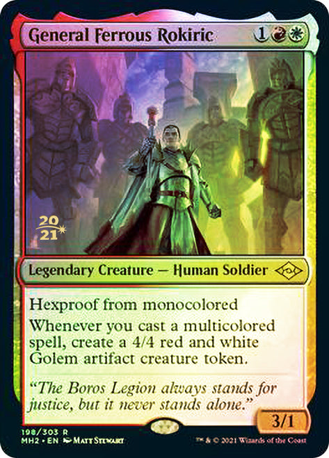 General Ferrous Rokiric [Modern Horizons 2 Prerelease Promos] | Gamers Paradise