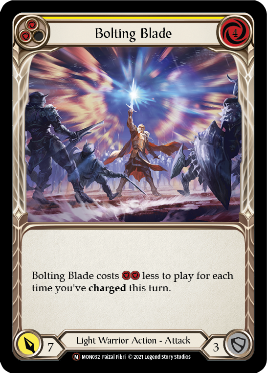 Bolting Blade [U-MON032-RF] Unlimited Rainbow Foil | Gamers Paradise