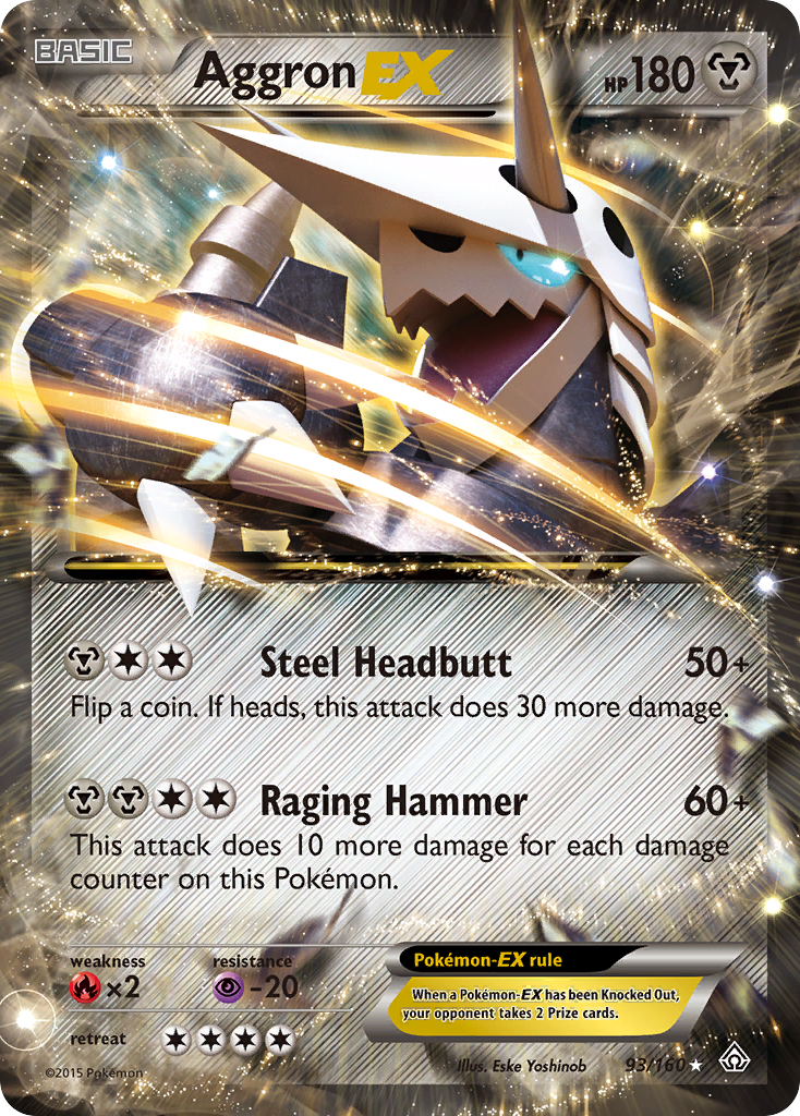 Aggron EX (93/160) [XY: Primal Clash] | Gamers Paradise