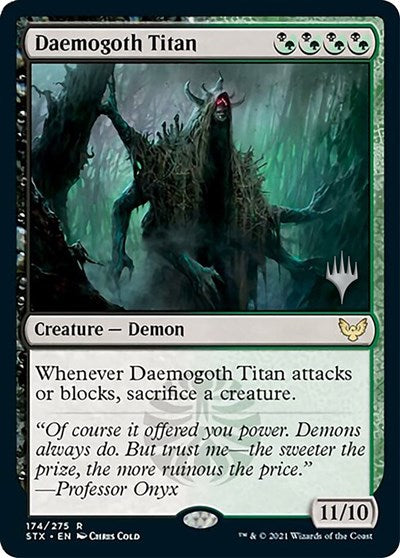 Daemogoth Titan (Promo Pack) [Strixhaven: School of Mages Promos] | Gamers Paradise