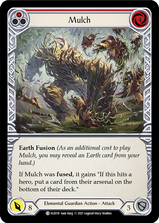 Mulch (Red) [ELE019] (Tales of Aria)  1st Edition Rainbow Foil | Gamers Paradise