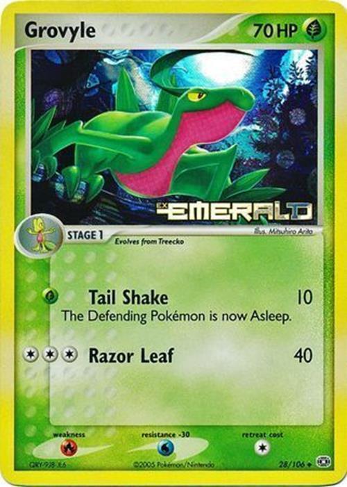 Grovyle (28/106) (Stamped) [EX: Emerald] | Gamers Paradise