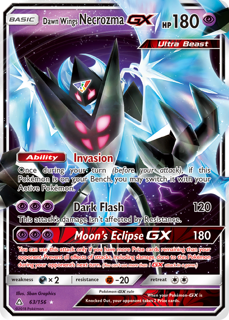 Dawn Wings Necrozma GX (63/156) [Sun & Moon: Ultra Prism] | Gamers Paradise