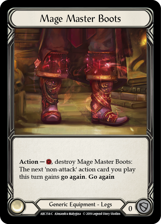 Mage Master Boots [ARC154-C] 1st Edition Normal | Gamers Paradise