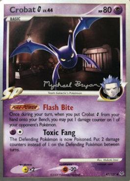 Crobat G LV.44 (47/127) (Happy Luck - Mychael Bryan) [World Championships 2010] | Gamers Paradise