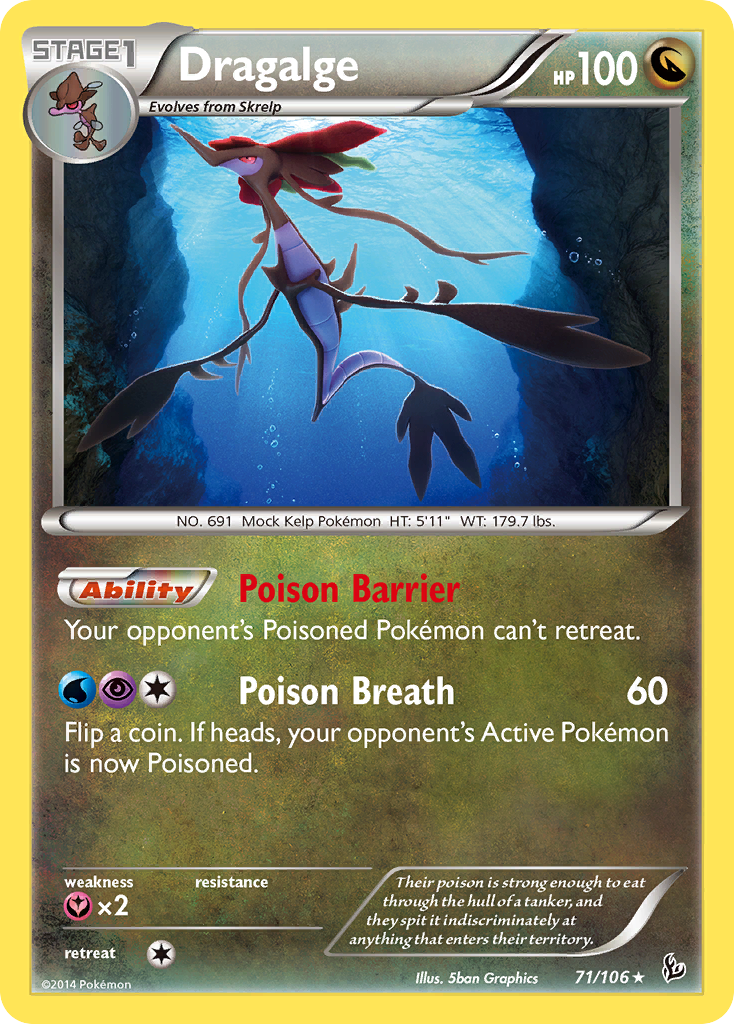 Dragalge (71/106) [XY: Flashfire] | Gamers Paradise