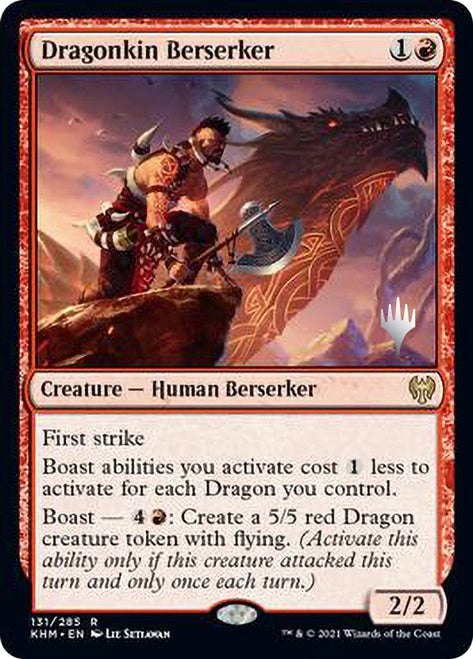 Dragonkin Berserker (Promo Pack) [Kaldheim Promos] | Gamers Paradise