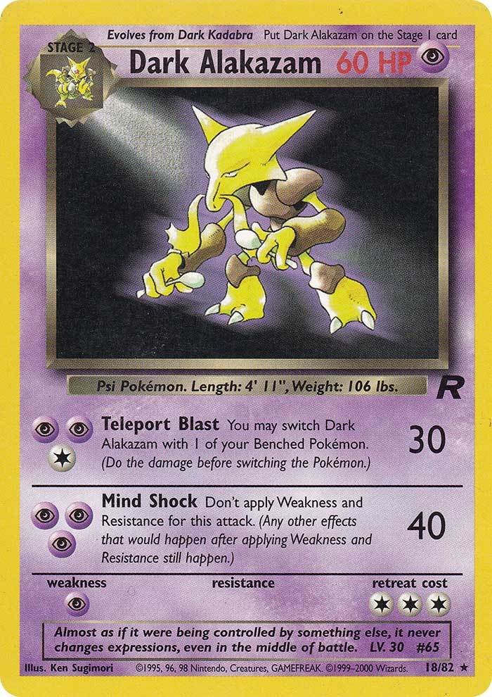 Dark Alakazam (18/82) [Team Rocket Unlimited] | Gamers Paradise