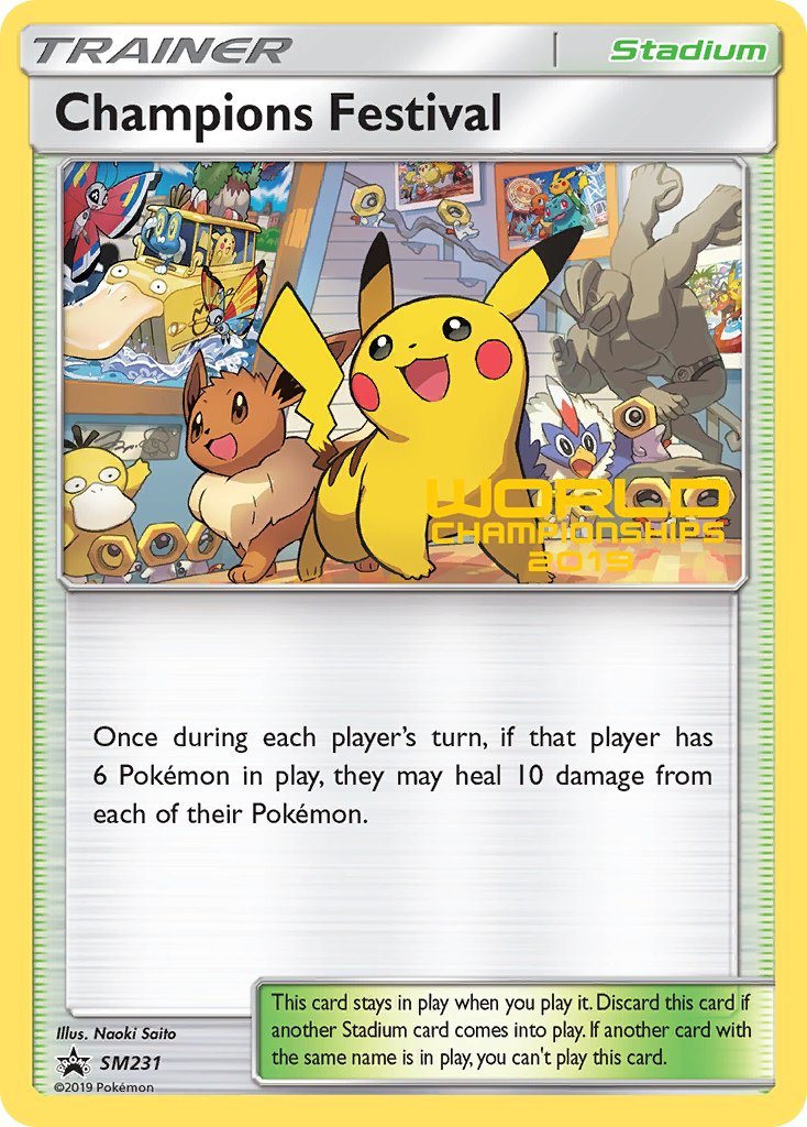 Champions Festival (SM231) (Top Thirty Two 2019) [Sun & Moon: Black Star Promos] | Gamers Paradise