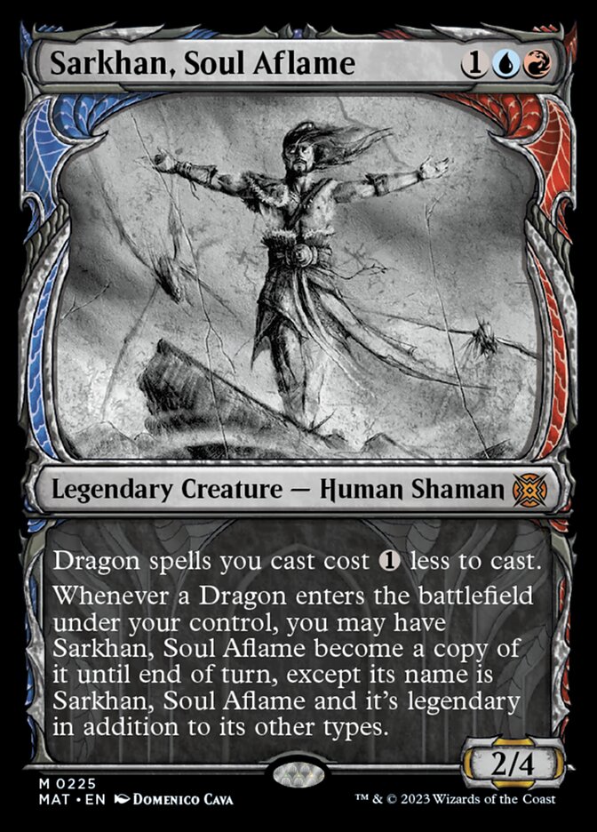 Sarkhan, Soul Aflame (Showcase Halo Foil) [March of the Machine: The Aftermath] | Gamers Paradise