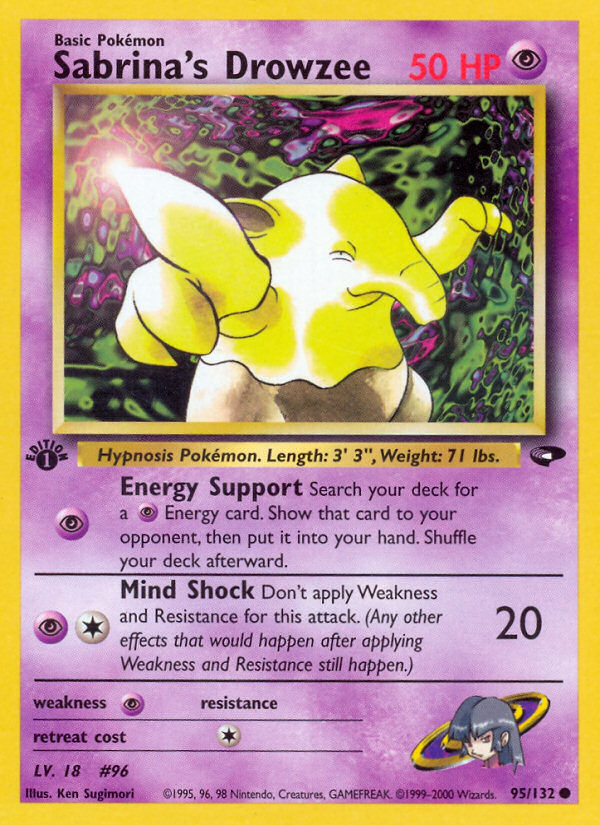Sabrina's Drowzee (95/132) [Gym Challenge 1st Edition] | Gamers Paradise