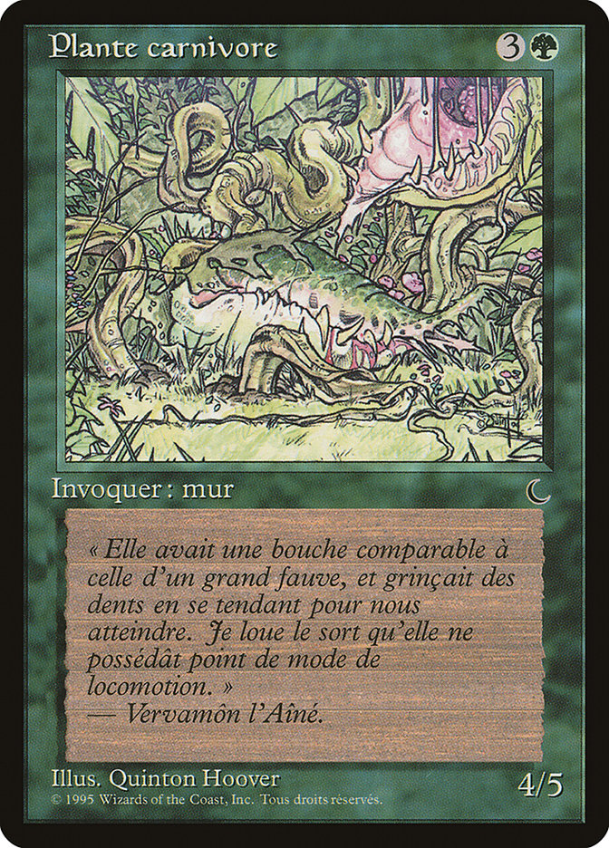 Carnivorous Plant (French) - "Plante carnivore" [Renaissance] | Gamers Paradise