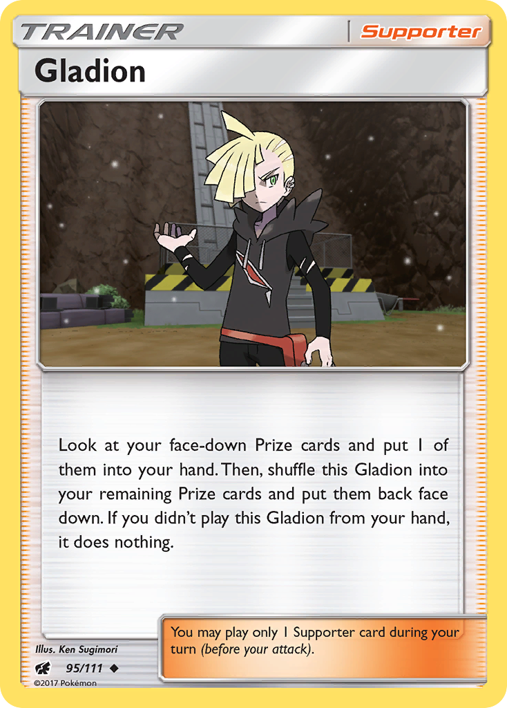 Gladion (95/111) [Sun & Moon: Crimson Invasion] | Gamers Paradise