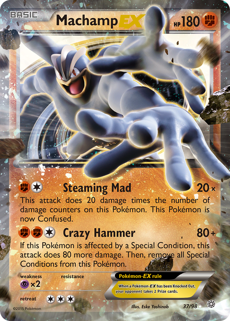 Machamp EX (37/98) [XY: Ancient Origins] | Gamers Paradise