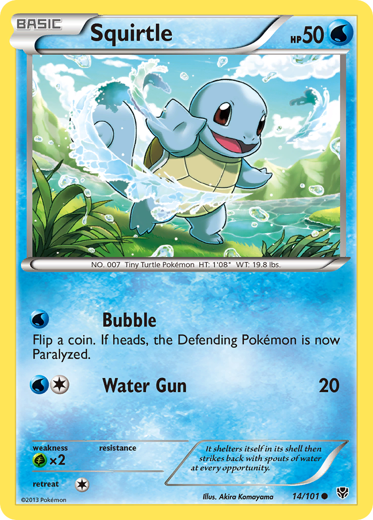 Squirtle (14/101) [Black & White: Plasma Blast] | Gamers Paradise